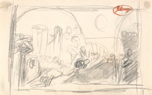 ハワードが刑務所を訪問 作： George Romney